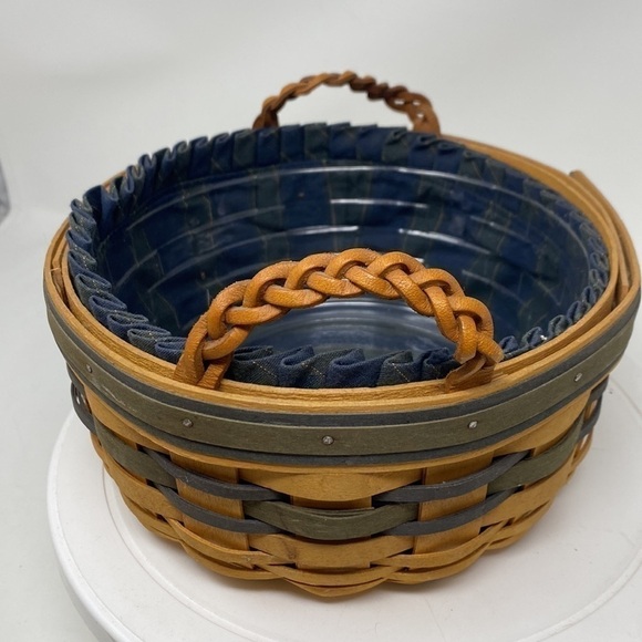 𝅺LONGABERGER Collectors Club 1998 Renewal Basket with liner and protector - Picture 2 of 7